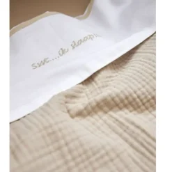Laken Pre-washed hydrofiel - Sand - 100x150 cm