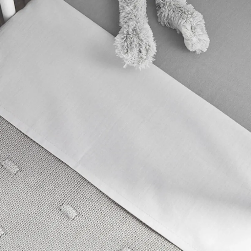 Laken uni - 75x100 cm - White/White - set van 2 Stks