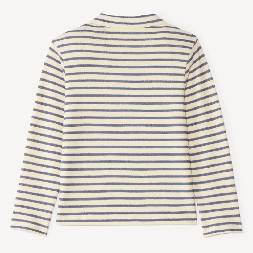 Langarmige jongenspoloshirt in maritieme stijl