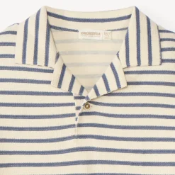 Langarmige jongenspoloshirt in maritieme stijl