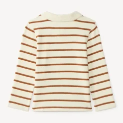 Langarmige polo voor babyjongens in maritieme stijl
