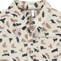 Langarmige shirt met vlekkenprint voor baby jongen