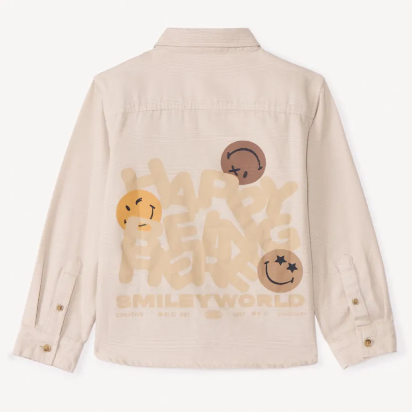 Langarmige SmileyWorld-shirt jongens