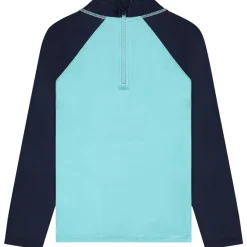 Langarmig T-shirt met anti-UV SPF 50+ en surfprint voor jongens