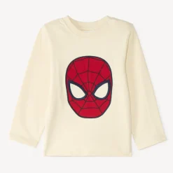 Langarmig T-shirt voor babyjongen met Spider-Man Marvel motief
