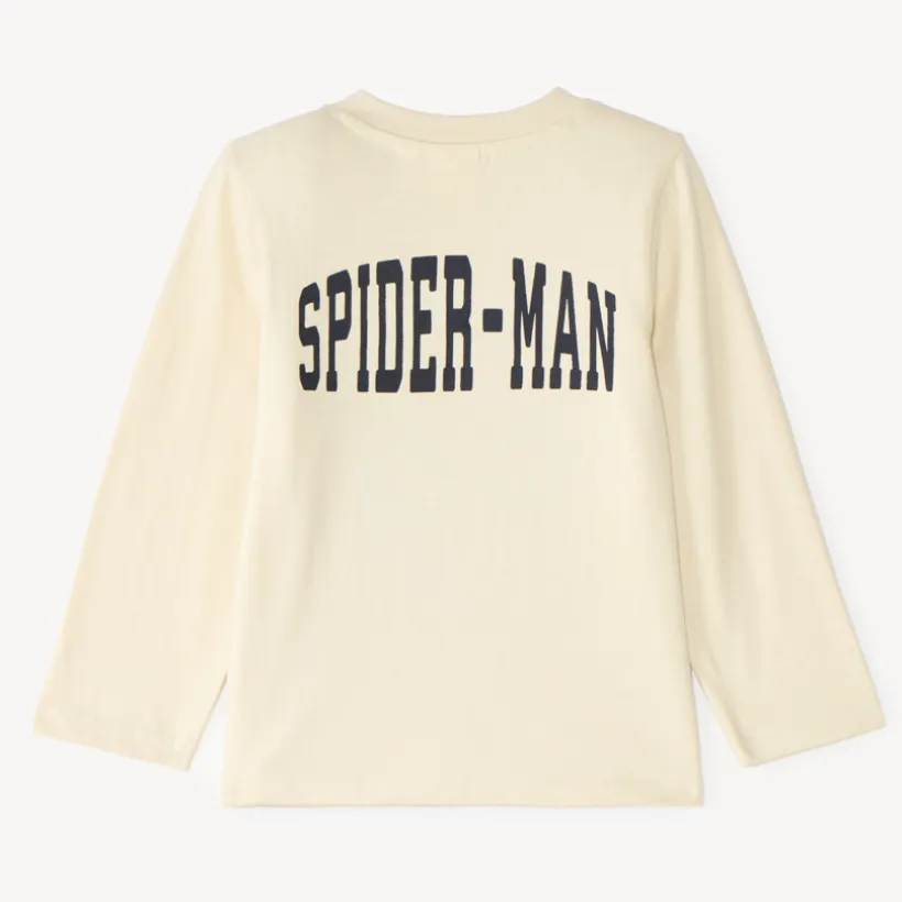 Langarmig T-shirt voor babyjongen met Spider-Man Marvel motief