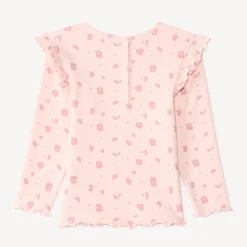 Langarm T-shirt meisjes met een fantasieprint