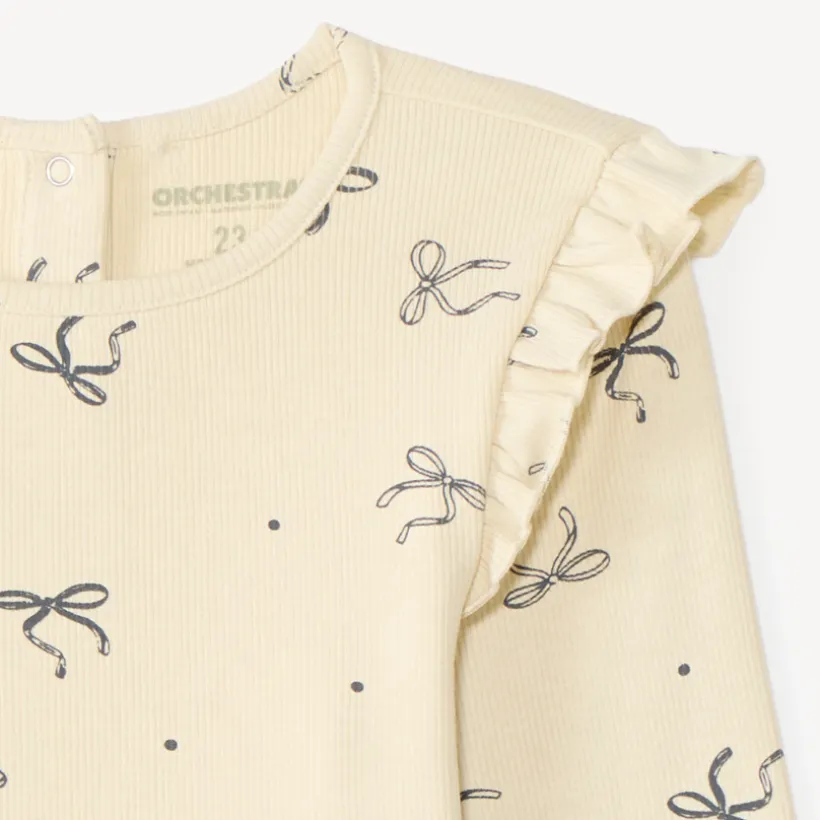 Langarm T-shirt meisjes met een fantasieprint
