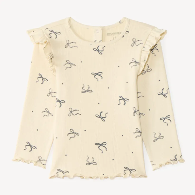 Langarm T-shirt meisjes met een fantasieprint