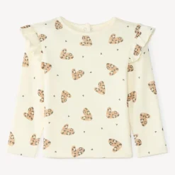 Langarm T-shirt meisjes met een fantasieprint