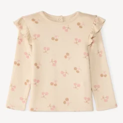 Langarm T-shirt meisjes met een fantasieprint