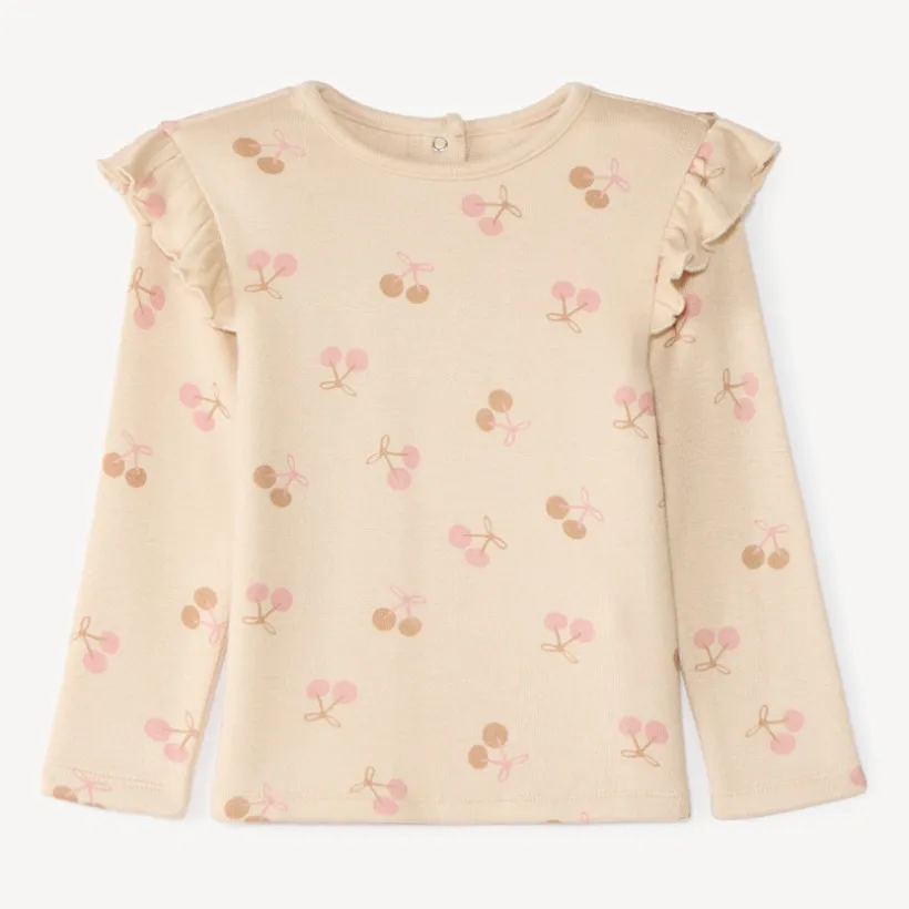 Langarm T-shirt meisjes met een fantasieprint