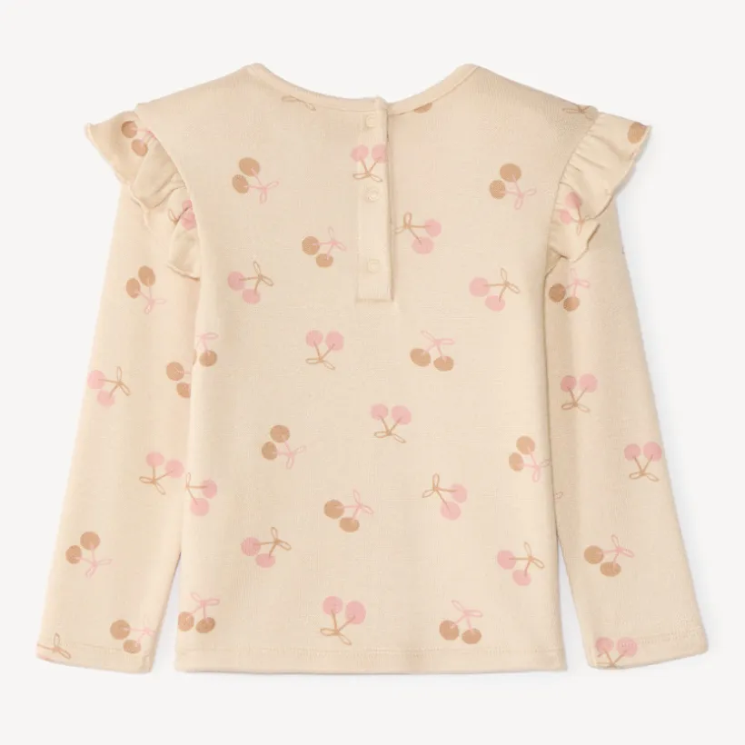 Langarm T-shirt meisjes met een fantasieprint