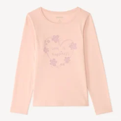 Langarm T-shirt meisjes met fantasieprint