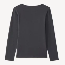 Langarm T-shirt meisjes met fantasieprint en glitter.