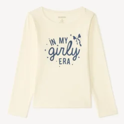 Langarm T-shirt meisjes met fantasieprint