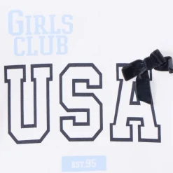 Langarm T-shirt meisjes met USA print