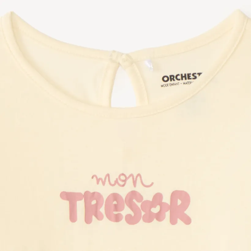 Langarm T-shirt met een fancy print voor baby meisjes