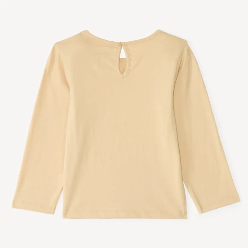 Langarm T-shirt met een fancy print voor baby meisjes