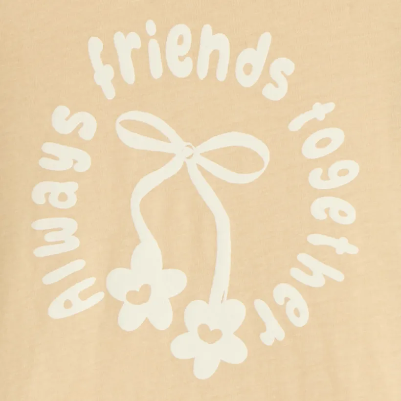 Langarm T-shirt met een fancy print voor baby meisjes