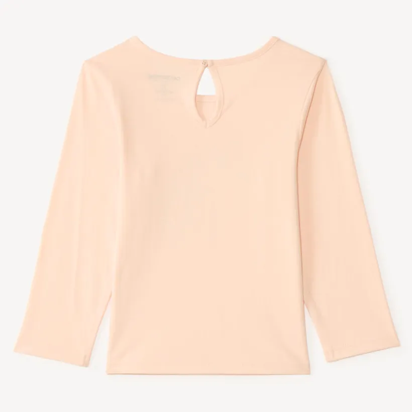 Langarm T-shirt met een fancy print voor baby meisjes