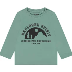 Langarm T-shirt met fantasiedruk voor babyjongen