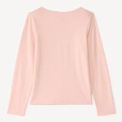 Langarm T-shirt met glanzende print meisjes