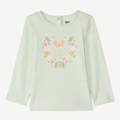Langarm T-shirt met glitters voor meisje