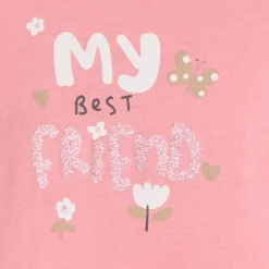 Langarm T-shirt met glitters voor meisje