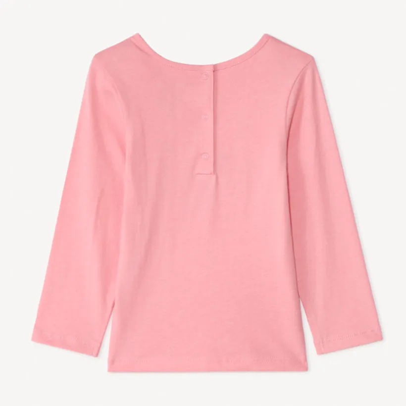 Langarm T-shirt met glitters voor meisje