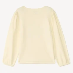 Langarm T-shirt met gouden bies meisjes