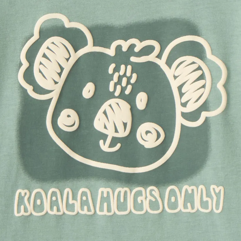 Langarm T-shirt met koala-print voor babyjongen