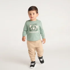 Langarm T-shirt met koala-print voor babyjongen