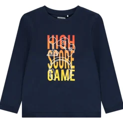 Langarm T-shirt met print jongens
