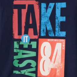 Langarm T-shirt met print jongens