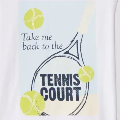 Langarm T-shirt met print jongens
