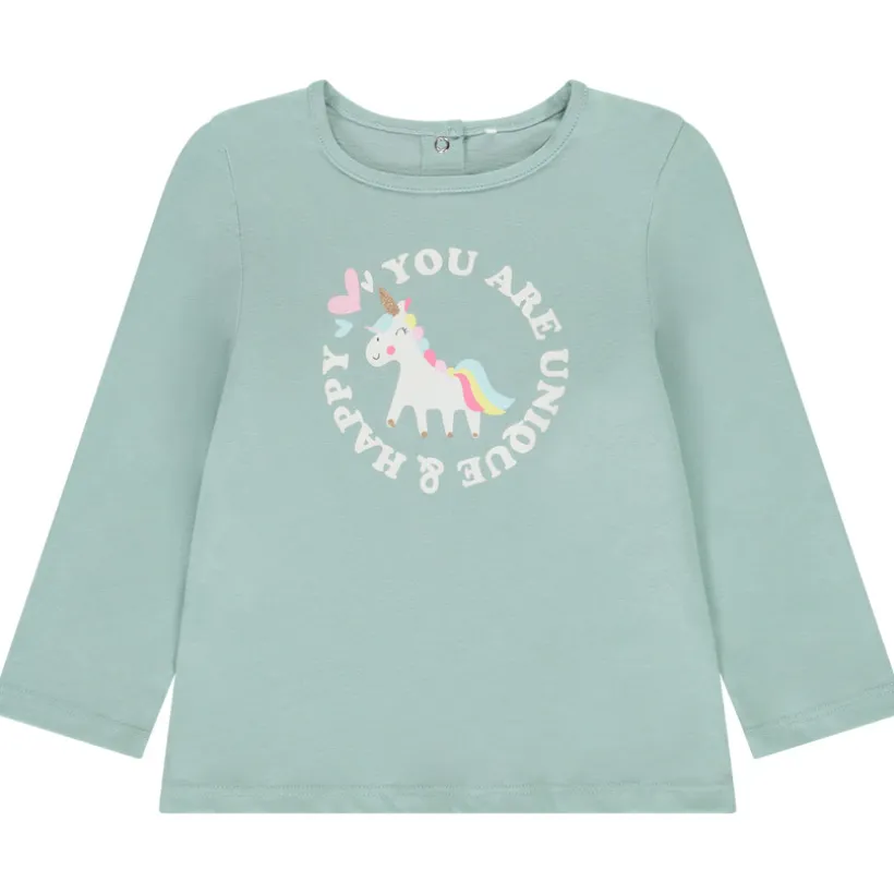 Langarm T-shirt met print meisjes
