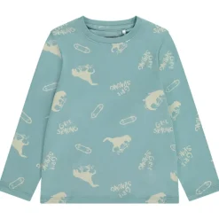 Langarm T-shirt met T-Rex print jongens