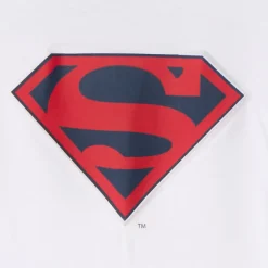 Langarm T-shirt Superman Warner met reliëf jongens