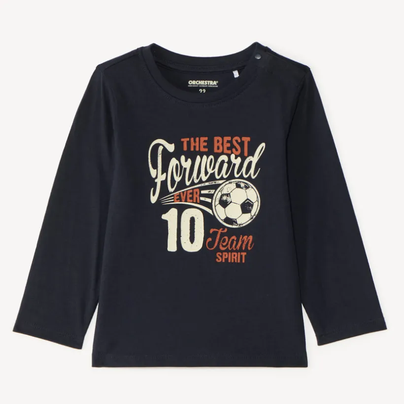 Langarm T-shirt voor babyjongen met fantasiedruk