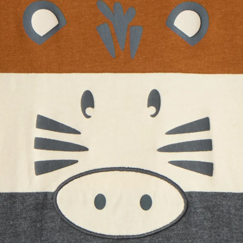 Langarm T-shirt voor babyjongen met speelse print
