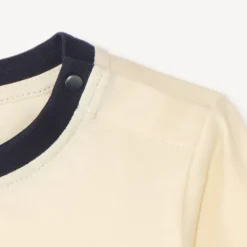 Langarm T-shirt voor babyjongen metraceauto print
