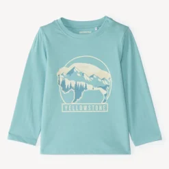 Langarm T-shirt voor babyjongen met fantasiedruk