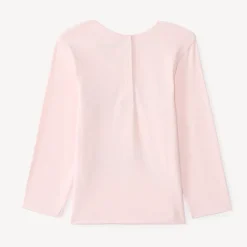 Langarm T-shirt voor babymeisjes met poedelhondmotief