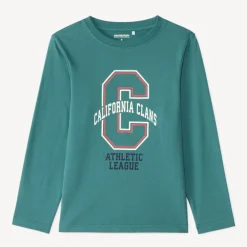 Langarm T-shirt voor jongens met een fantasiedruk