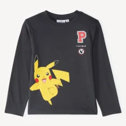 Langarm T-shirt voor jongens Pikachu Pokémon