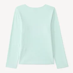Langarm T-shirt voor meisjes met een fantasieprint van pailletten