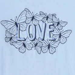 Langarm T-shirt voor meisjes met een fantasieprint van pailletten
