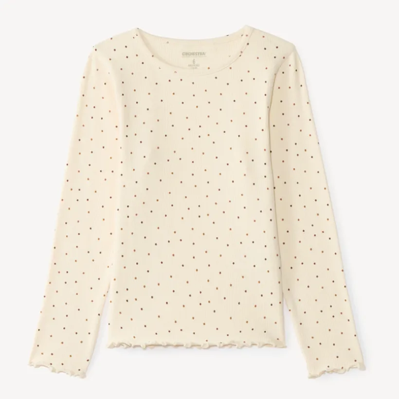 Langarm T-shirt voor meisjes met een fantasieprint