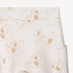 Lang 2-delig molletonset met olifantenmotief voor baby’s